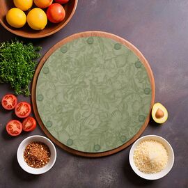 Салфетка сервировочная FLORA, зеленая 38см DMP07