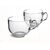 Кружка ДЖАМБО 500мл (бульонница) прозрачная H8503, изображение 2
