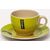 Чашка с блюдцем 220мл АЭРОГРАФ ЗЕЛЕНЫЙ ЛУГ, 139-23070