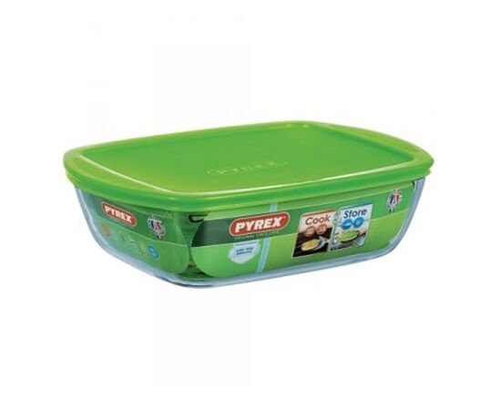 Блюдо с крышкой 28х20x8см 2.5л Cook & Store прямоугольное 216P000/5045ST