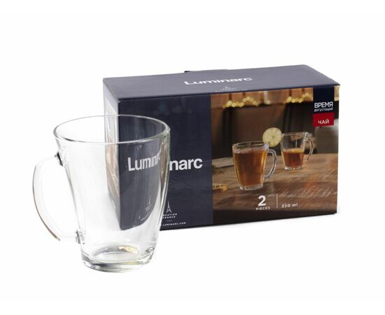 Набор кружек 320мл*2шт ВРЕМЯ ДЕГУСТАЦИЙ ЧАЙ Q2842, изображение 2