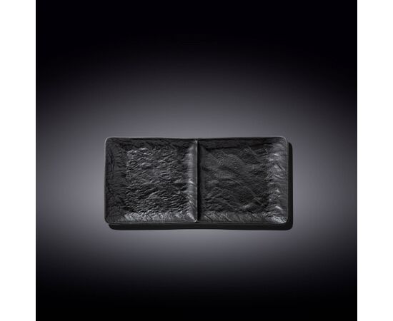 Блюдо прямоугольное WL-661135/A (27*13см) черный сланец