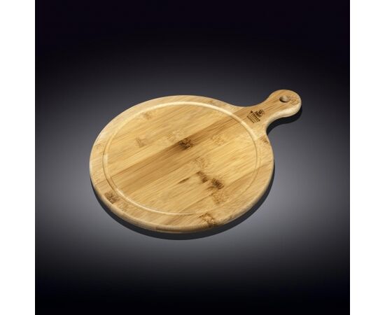 WILMAX bamboo Подставка круглая с ручкой WL-771093/А (14,5*10см)