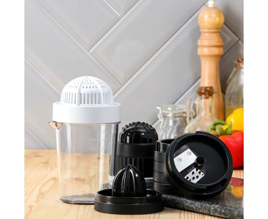 Овощерезка универсальная 7 насадок, 10×10×25 см, Magistro Vegan pro, 7389837, изображение 3