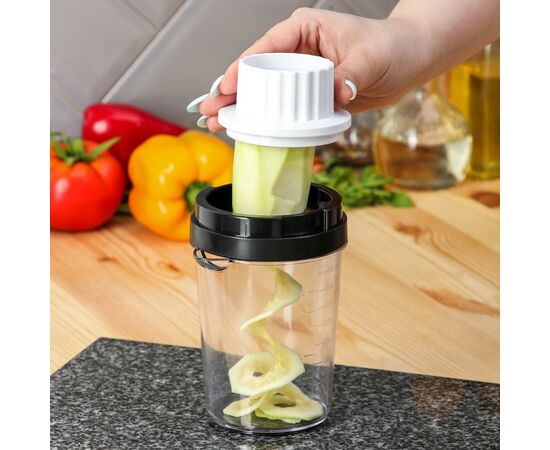 Овощерезка универсальная 7 насадок, 10×10×25 см, Magistro Vegan pro, 7389837, изображение 7