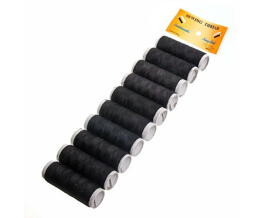 Нитки чёрные (10 шт.)