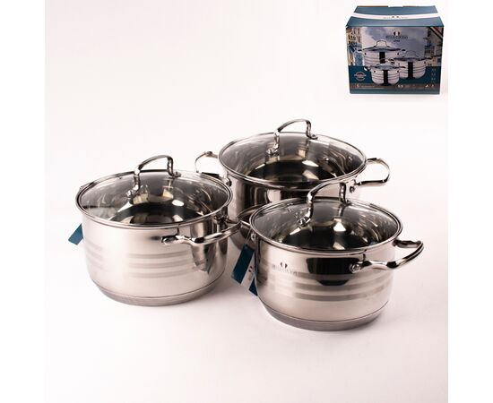 Набор посуды 6пр. 3,9л, 5л, 6,6л  BC-2020