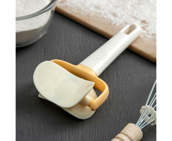 Ролик для вырезания кругов из теста d=7 см "Ваниль" 17,5х8х4 см, 1058501   ", изображение 4