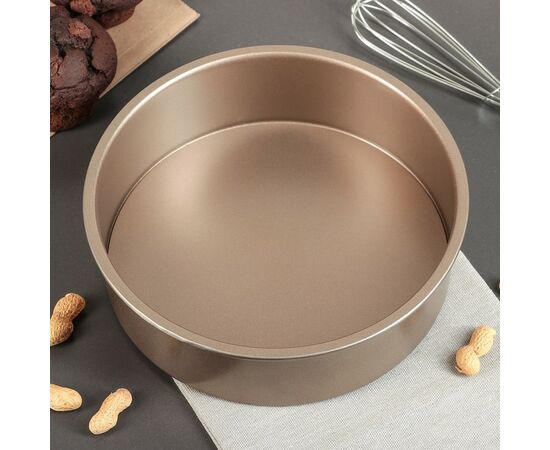 Форма для выпечки с а/п покрытием "Круг. Рэнди" со съем дном 21,5х6,5 см 3562499