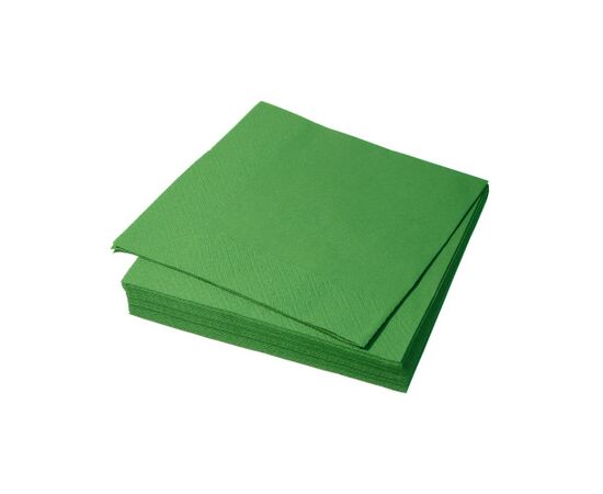 Салфетка  банкетная  2 сл. зелёная (20 шт)