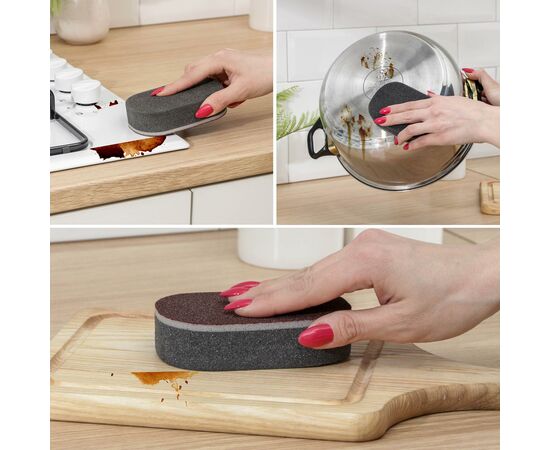 Губка чистящая "Чудо-губка" 12х7,5х3 см   5635545, изображение 3