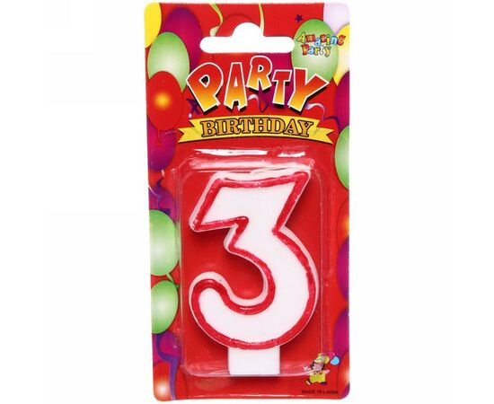 Свеча Цифра " 3 "