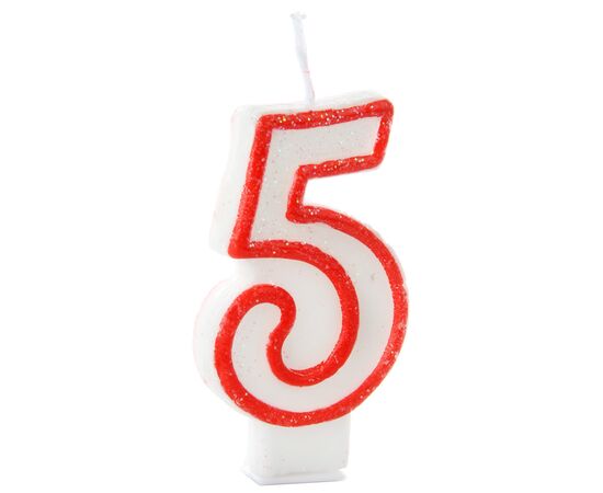 Свеча Цифра " 5"