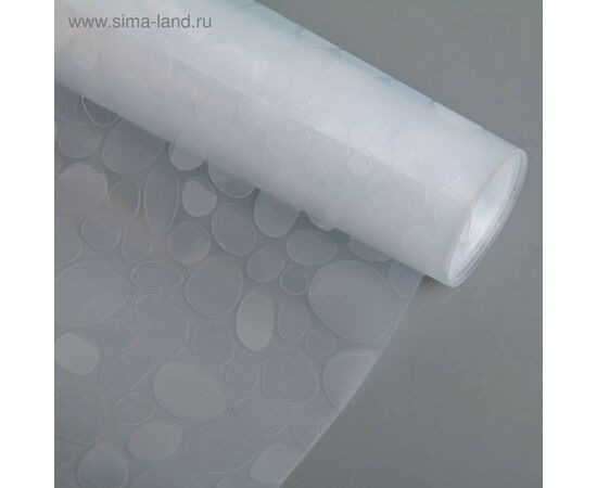 Коврик противоскользящий Доляна «Галька», 2826634 45×90 см, цвет прозрачный