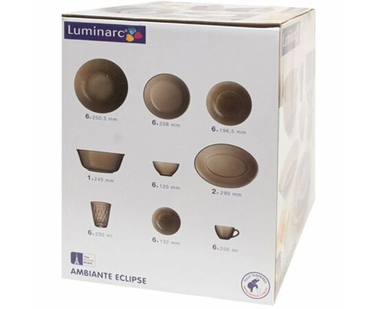 Набор столовый 45пр АМБЬЯНТЕ ЭКЛИПС L5181, изображение 7