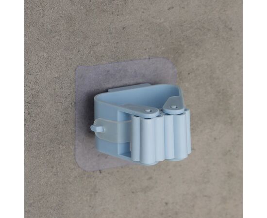 Держатель для уборочного инвентаря на липучке, 12×10×5 см, цвет МИКС 3991554, изображение 4