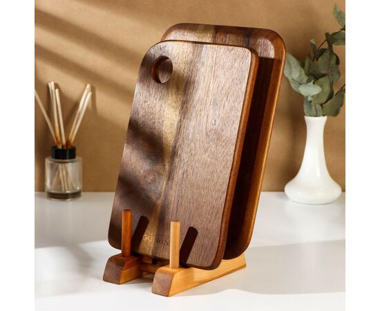 Подставка-сушилка Adelica для разделочных досок и посуды, 17×13×13 см, береза 9116007