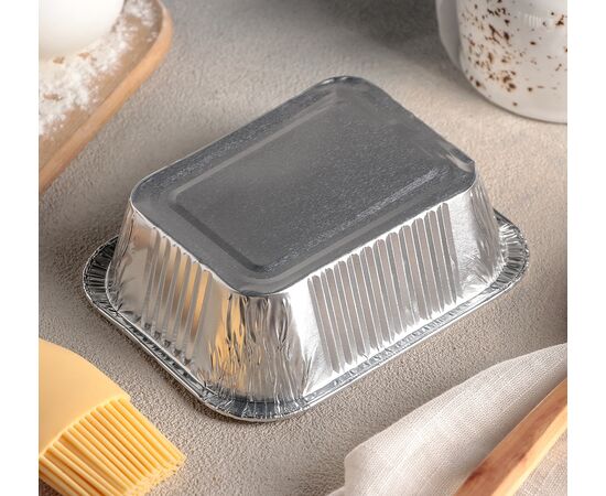 Набор форм для выпечки из фольги Доляна, 250 мл, 3 шт, 12,5×9,8×3,3см 2518929, изображение 3