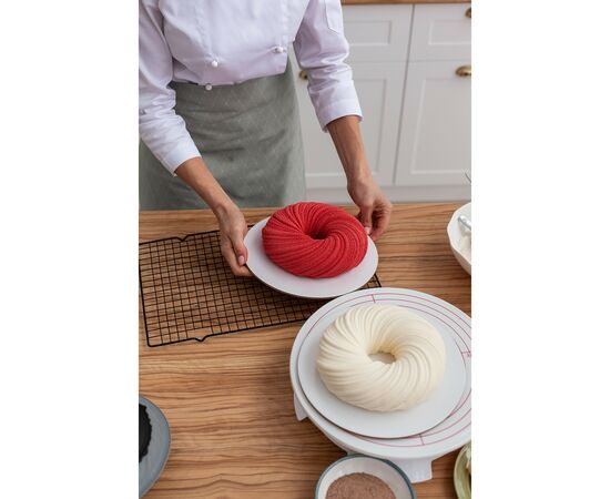 Решётка для глазирования и остывания кондитерских изделий 40×25×1,5см KONFINETTA цвет чёрный 3804610, изображение 10