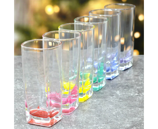 Набор стаканов 330мл*6шт STERLING RAINBOW высокий N0779