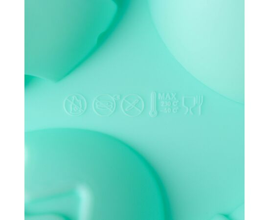 Форма силиконовая для выпечки 27×17 см, Доляна «Пасха»,  6 ячеек, цвет мятный 651938, изображение 5