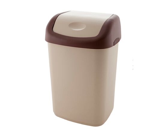 Контейнер для мусора 14л C327 ПОЛИМЕРБЫТ цвет МИКС, изображение 3