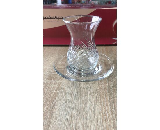 Набор чайный стакан с блюдцем 170мл*12пр ТАЙМЛЕСС d=120 мм 950094B