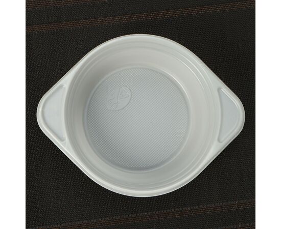 Набор одноразовых тарелок 500 мл, суповые, в наборе 6 шт цвет белый, 9080896, изображение 2