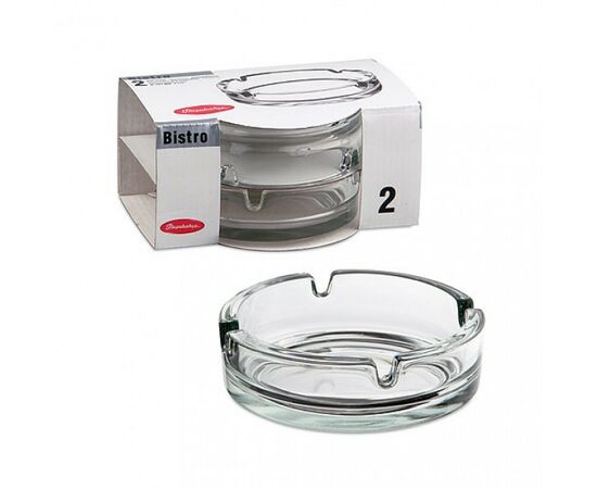 Пепельница  2шт*107 мм БИСТРО 54036B, изображение 2