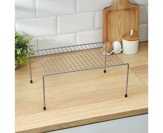 Полка для шкафа, 35,5×22×13 см, цвет хром 9364720, изображение 4