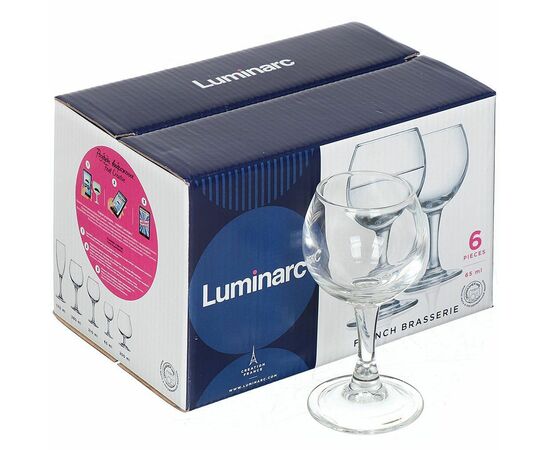 Набор рюмок 65мл*6шт ФРАНЦУЗСКИЙ РЕСТОРАНЧИК H9951, изображение 6