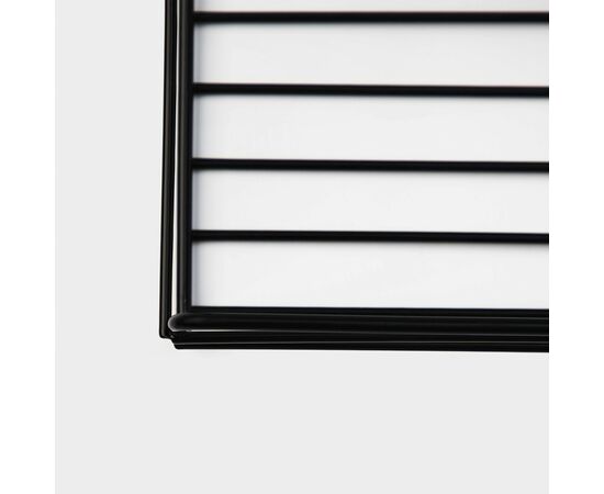 Полка на липучке, 26,5×11×5 см, цвет чёрный 5168787, изображение 5