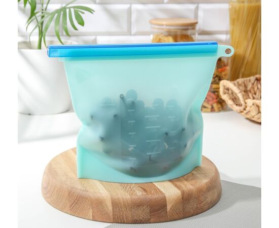 Пакет-контейнер многофункциональный 26x21x1,5 см, цвета МИКС 4325823, изображение 9