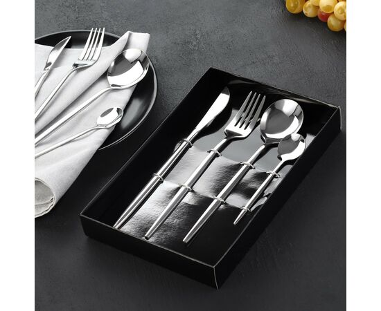 Набор столовых приборов 4 пр"Набор столовых приборов", 10091449, изображение 2