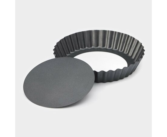 Форма для выпечки 13 см, Доляна «Жаклин», съёмное дно, антипригарное покрытие, чёрный 10346802, изображение 3