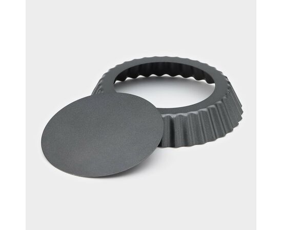 Форма для выпечки 13 см, Доляна «Жаклин», съёмное дно, антипригарное покрытие, чёрный 10346802, изображение 4