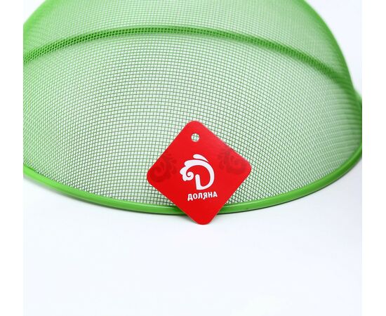 Крышка-сетка для продуктов 28см, Доляна «Вкус»,  цвет МИКС 148363, изображение 3