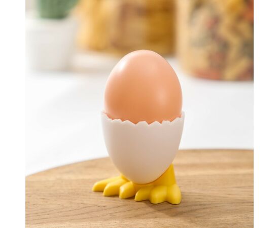 Подставка для яиц «Утиные истории», цвет жёлтый 7562643, изображение 3