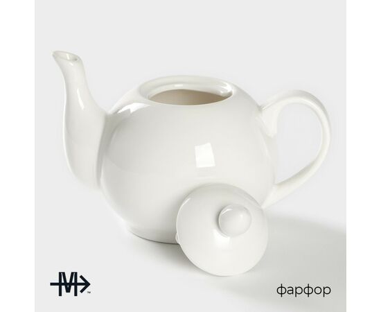 Чайник 500 мл, заварочный Magistro «Бланш», белый 4177923, изображение 2