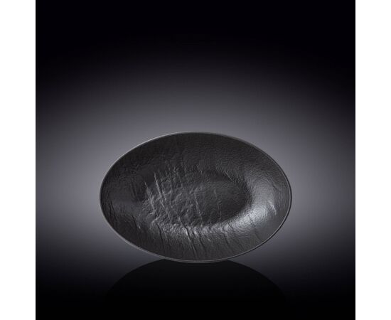 Салатник овальный WL-661120/A (25*16,5*6см) черный сланец Салатник овальный WL-661120/A (25*16,5*6см) черный сланец