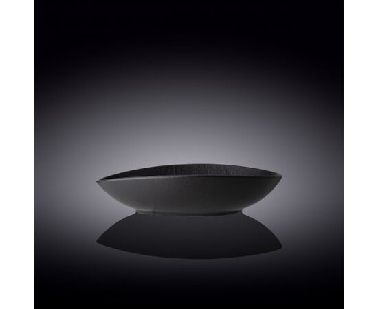 Салатник овальный WL-661120/A (25*16,5*6см) черный сланец, изображение 2 Салатник овальный WL-661120/A (25*16,5*6см) черный сланец, изображение 2