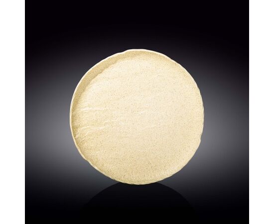 Тарелка круглая WL-661326/A (25,5см) песочный цв.