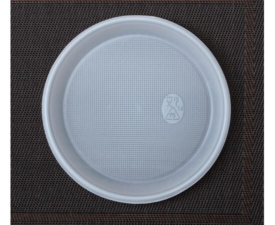 Набор одноразовых тарелок, d=17 см, 10 шт, цвет белый 5484461, изображение 2