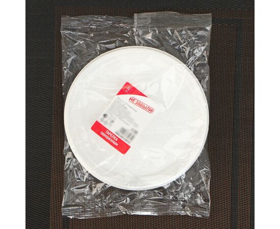 Набор одноразовых тарелок, d=17 см, 10 шт, цвет белый 5484461, изображение 5