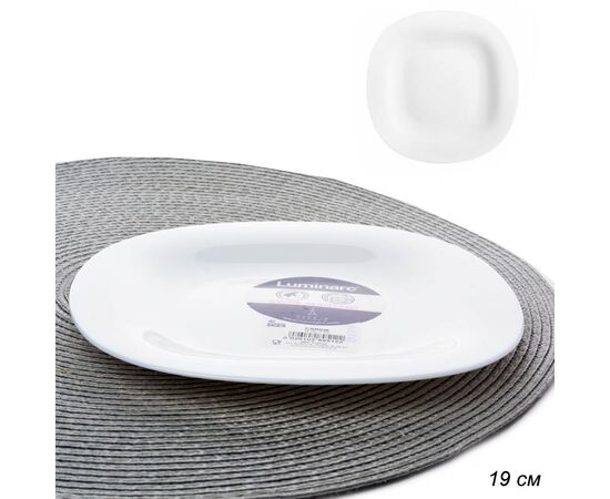 Тарелка десертная 19см НЬЮ КАРИН белая L4454, изображение 3