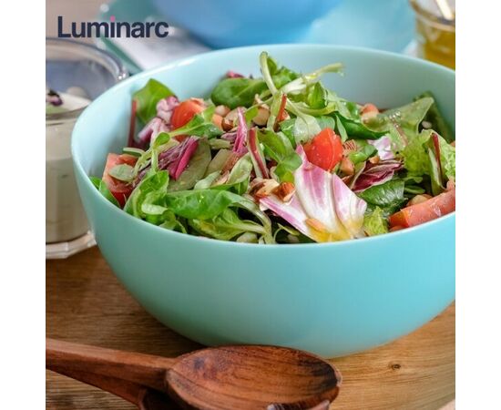 Салатник 21см ДИВАЛИ ЛАЙТ ТЮРКУАЗ P2615 Luminarc, изображение 3