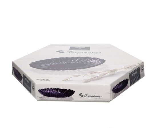 Набор блюд 155*99мм 3 шт. упрочн.АМЕТИСТ 10545B/D7, изображение 3