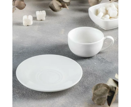 Чашка кофейная + блюдце WL-993002/AB (100мл)