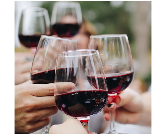 Набор бокалов для вина 420мл*4шт АЛЛЕГРЕСС J8166, изображение 4