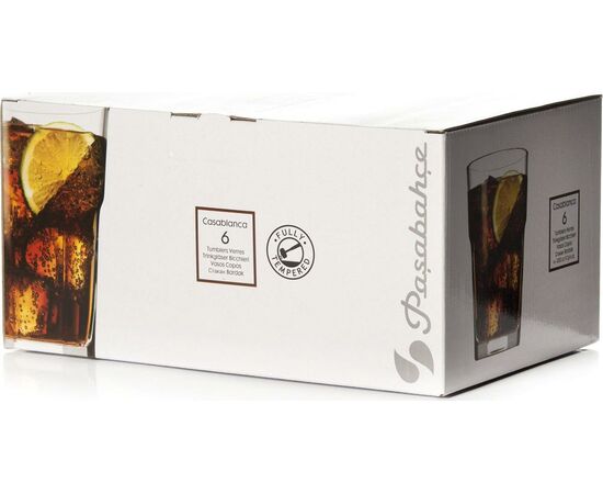 Набор стаканов 355мл*6шт закал. КАСАБЛАНКА 52708BT, изображение 2